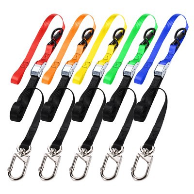 1-palčne vezice za motorna kolesa z univerzalnim vrtljivim karabinom