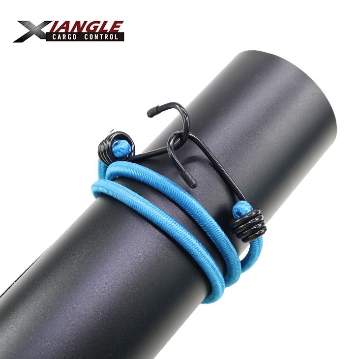 Bungee Cords With Hooks, Heavy Duty Straps For Bikes, Tie Downs, Camping & Cars, Blue