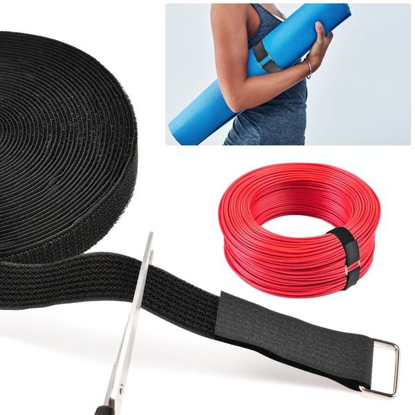 Reusable Adjustable Nylon Fastening Cable Straps Securing Cord Ties